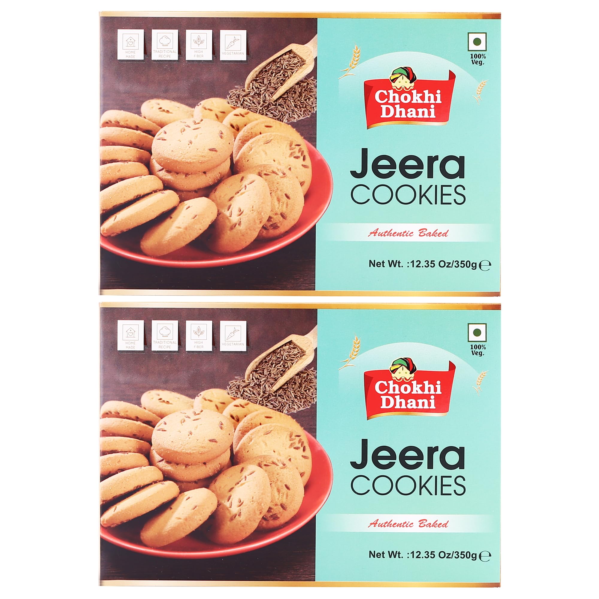 Sponsored Ad – Chokhi Dhani Jeera Cookies | Crispy Indian Cumin Biscuits | Savory & Aromatic Tea-Time Snack | Eggless, Homemade Bakery Style | Pack of 2, 350 gm