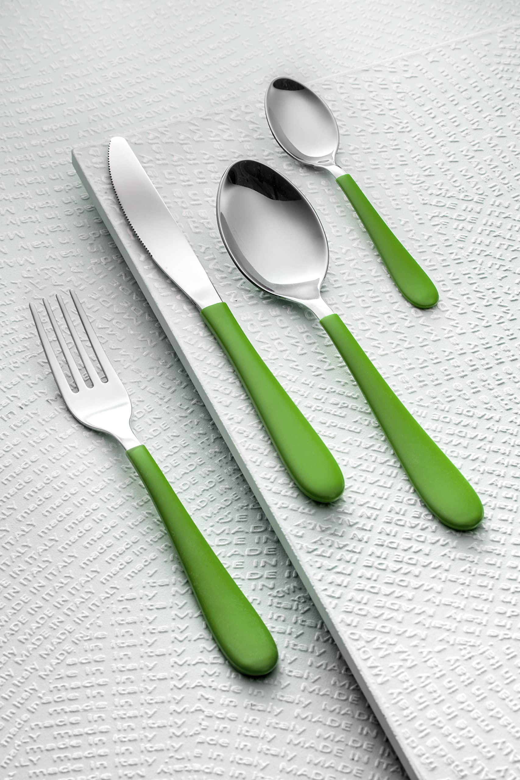 Set Posate 24pz Segno Cover verde 391