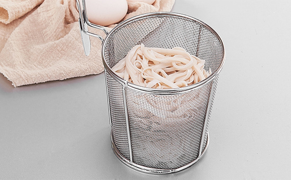 DOITOOL Scolapasta In Acciaio Inox Tagliatelle Filtro Cestino