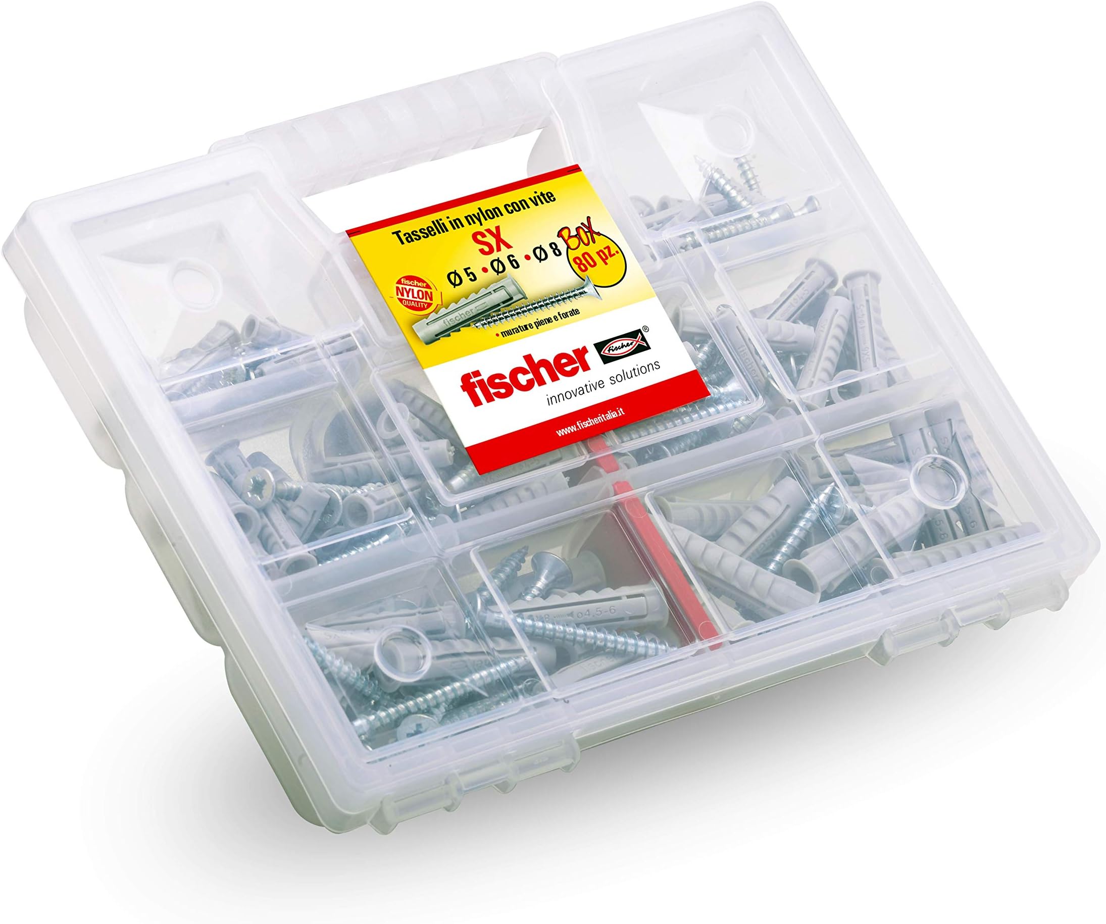 Fischer Duopower pluggen 6x30 S K met schroeven