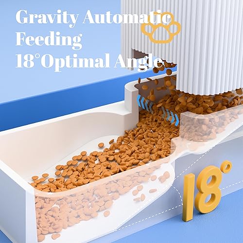 Miniatura 2 de Comedero automático para gatos y dispensador de agua, 2 unidades, alimentador de alimentos por gravedad para perros y cuenco de agua para mascotas