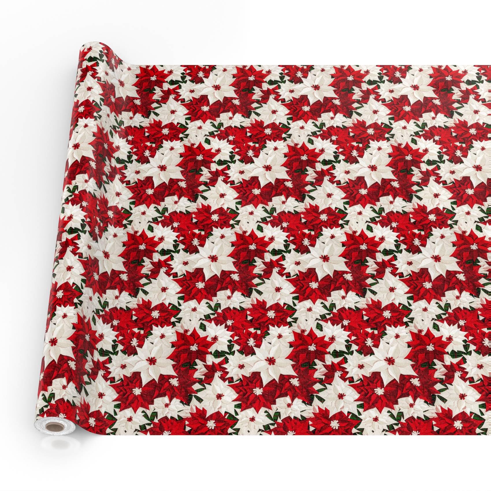 Mantel de tela textil lavable, mantel de algodón y poliéster, 1000 x 140 cm (10 m), para interior y exterior