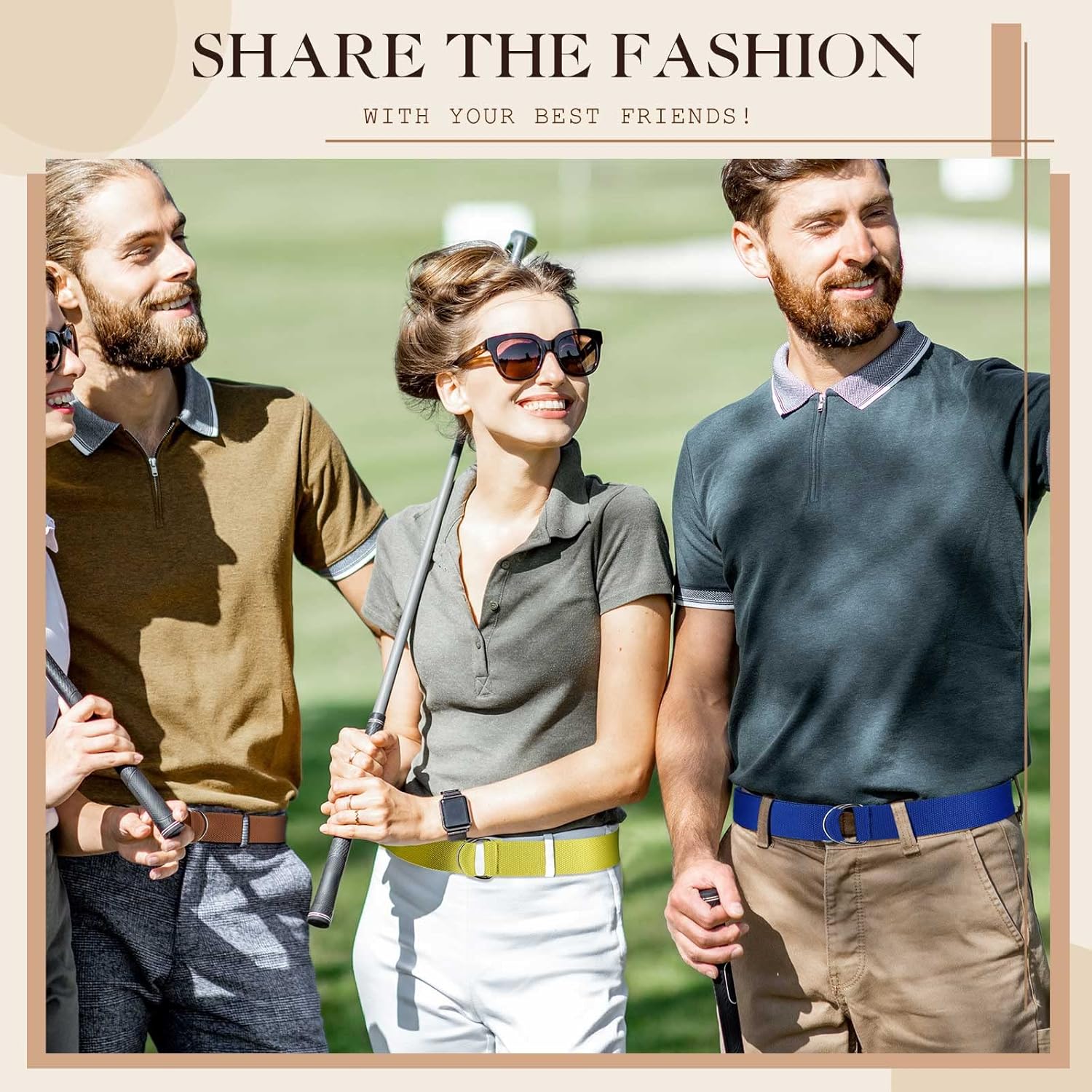 Handepo 12 Pcs Mens Womens Canvas Belt Silver Buckle Web Fabric Military Style D Ring Belt, 1 1/2 Inch Wide - Image 7