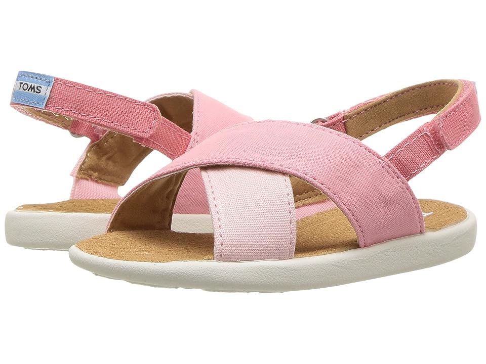 

TOMS Kids Viv (Infant/Toddler/Little Kid) (Hibiscus Multi Canvas) Girl's Shoes