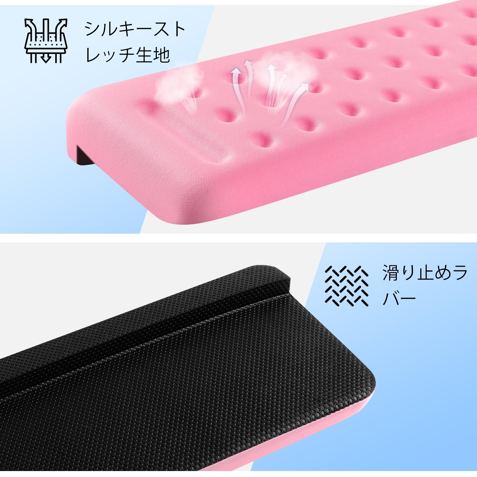 Amazon.co.jp：Sushret L字型アームレスト デスク用 肘置きクッション