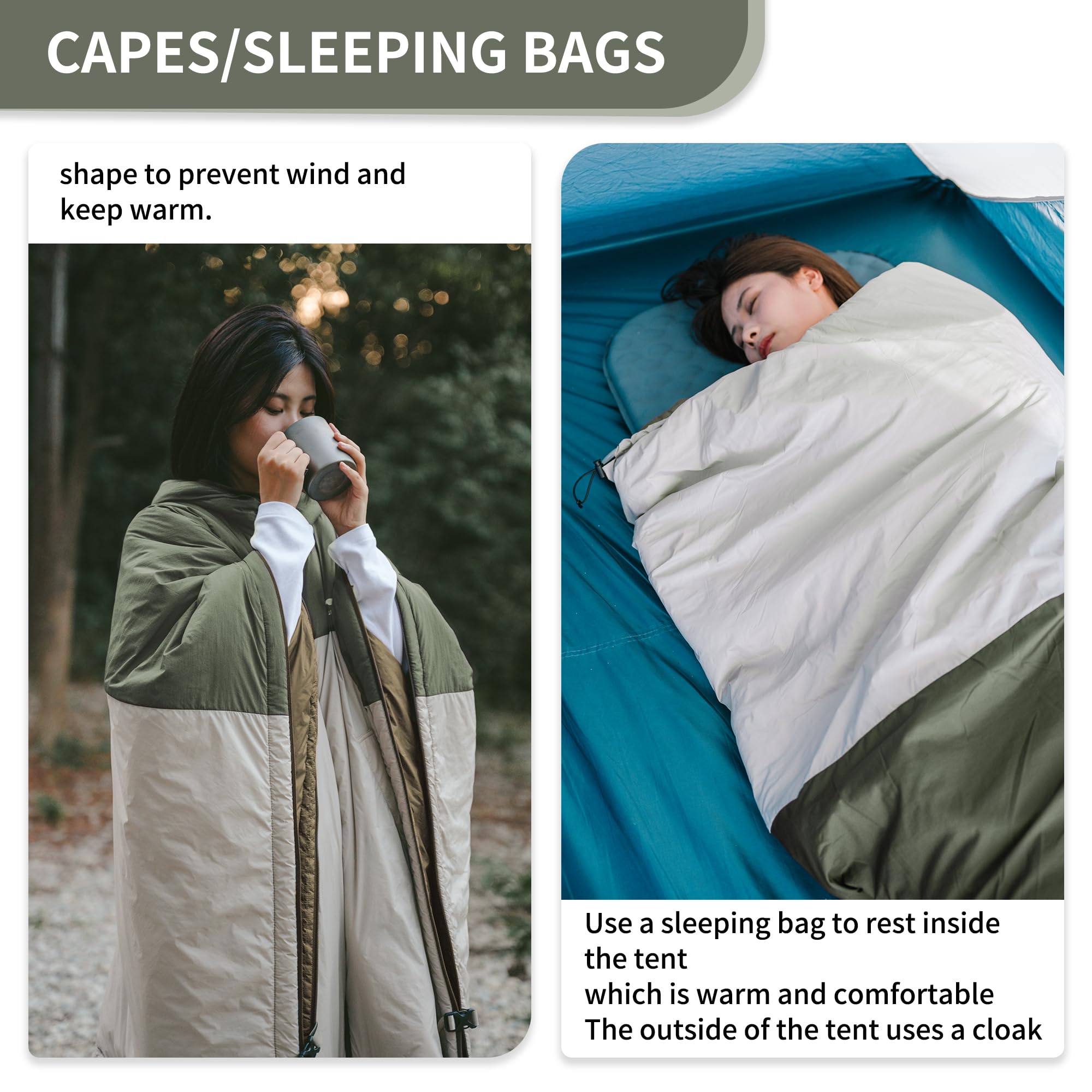 Sac De Couchage Naturehike 3 Saisons – Rectangulaire, épissable En Double, Léger 1kg, Pour Camping Et Rando