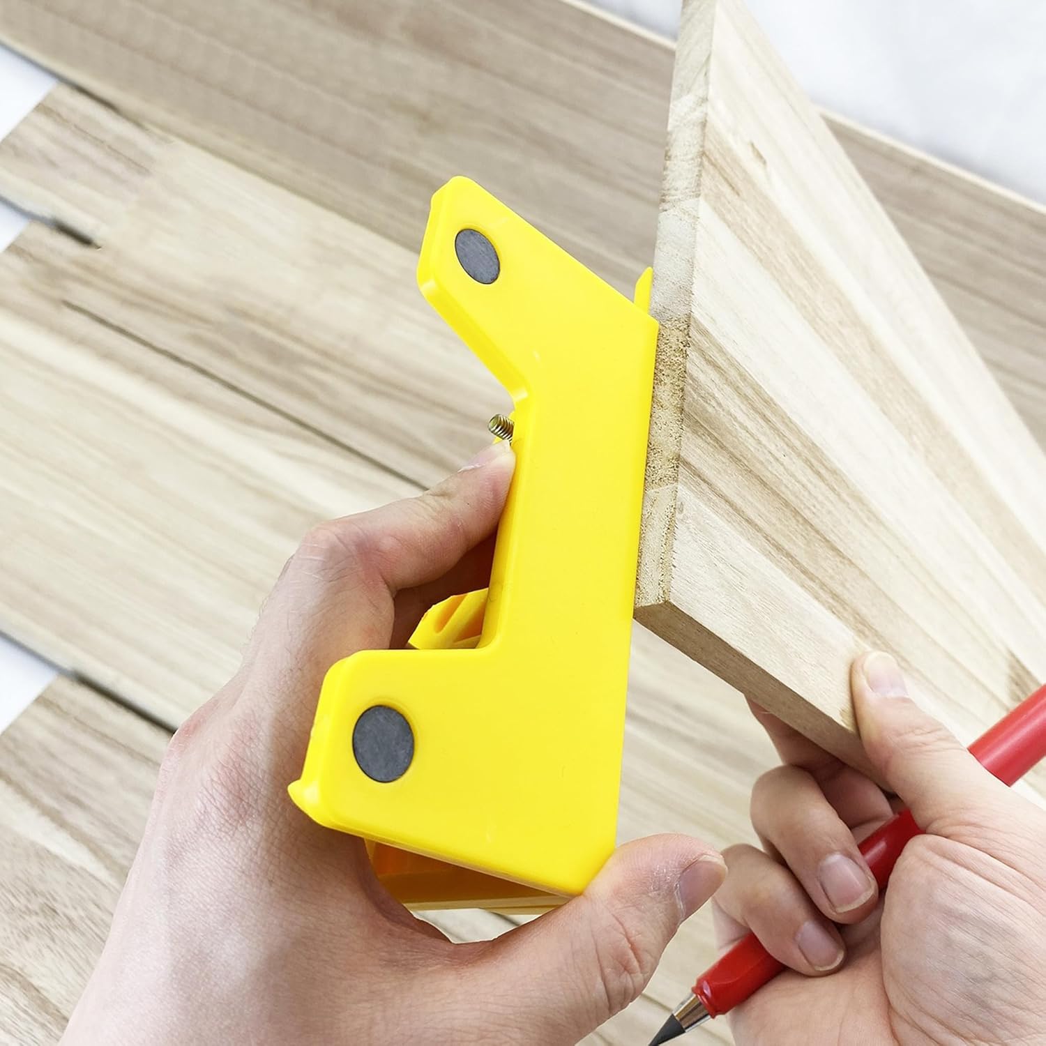 1/2 Gauge Wood Center Point Finder Micro Jig Center Finder Miter Jig Replacement for Woodworking Tools, Table Saw Blade