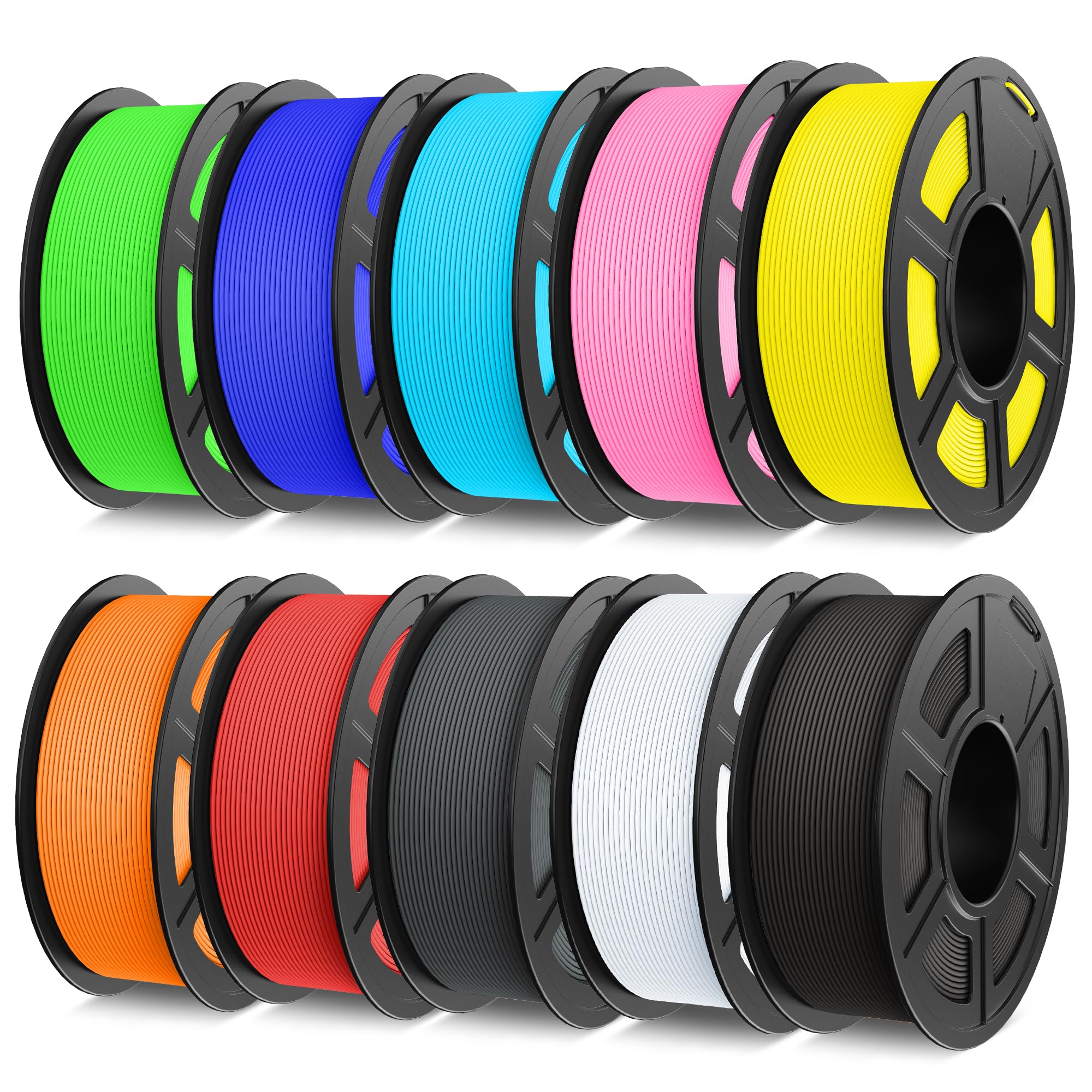 TECBEARS Rapid PETG Filament 1.75, 10kg Bundle Multi G1001