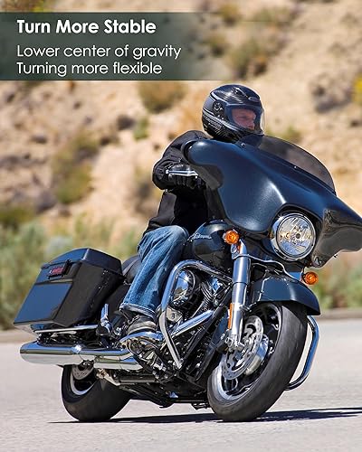 Miniatura 2 de Kit de bloques de bajada de 2 pulgadas para Harley Davidson Touring Road Street Electra Glide 2002-2023, bloques de bajada de golpe trasero