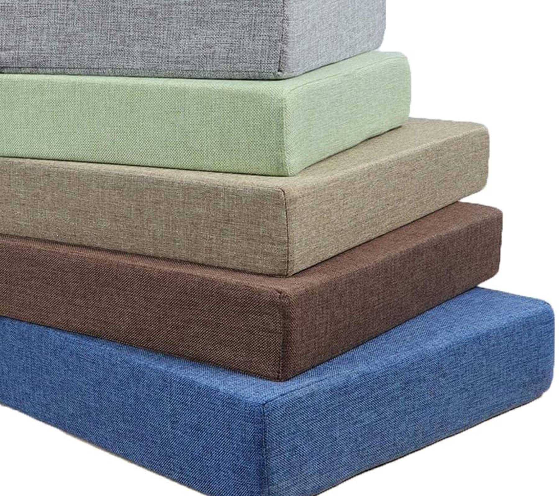 Coussin de banc de jardin rouge anti-mal de dos 160x40 cm épais pour assise prolongée