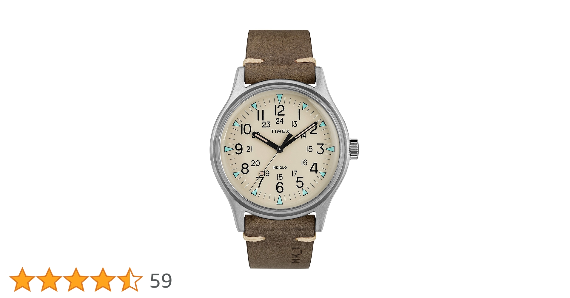 NOAH TIMEX 時計　ブラウンレザー Noah×TIMEX Moon Phase Watch腕時計 ブラウン サイズ ワンサイズ