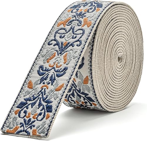 Miniatura 16 de Cotton Webbing, Classic 1.5 Inch 2 Inch Heavy Duty Webbing Straps Perfect for Crafts and Sewing, Purse Strap, Belts