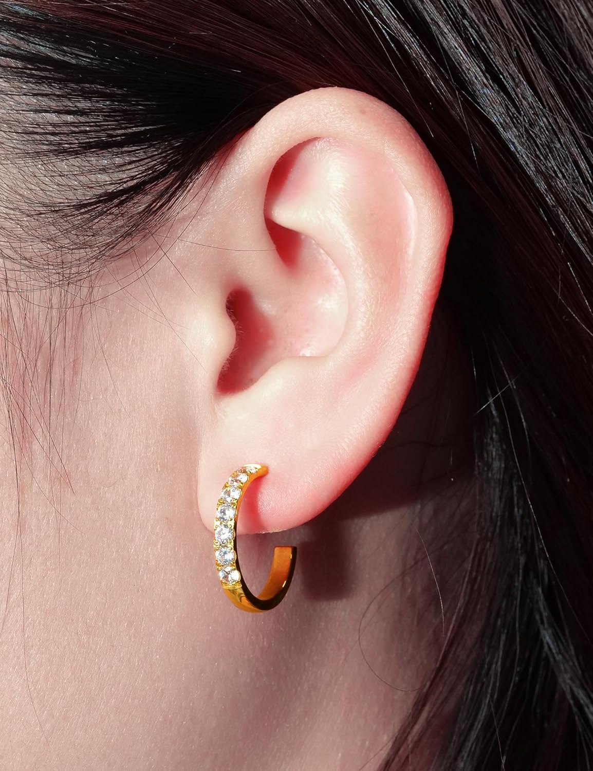 Limerencia G23 Pure Titanium Hypoallergenic Hoop Earrings for Women Sensitive Ears - Image 2