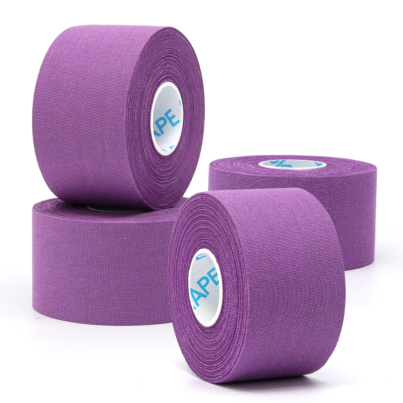 OK TAPE 4 Rolls Athletic Tape Sports Tape for Injuries Rigid Easy Tear Medical Tape Wrist Tape No