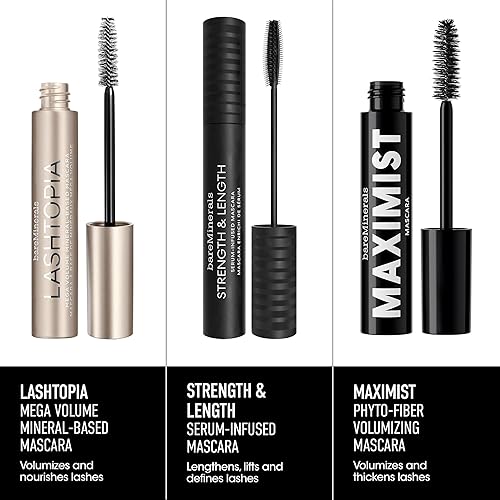 Miniatura 6 de bareMinerals Escentuals Lashtopia Mega Volume - Máscara a base de minerales para mujer máscara de 04 onzas 04 onzas