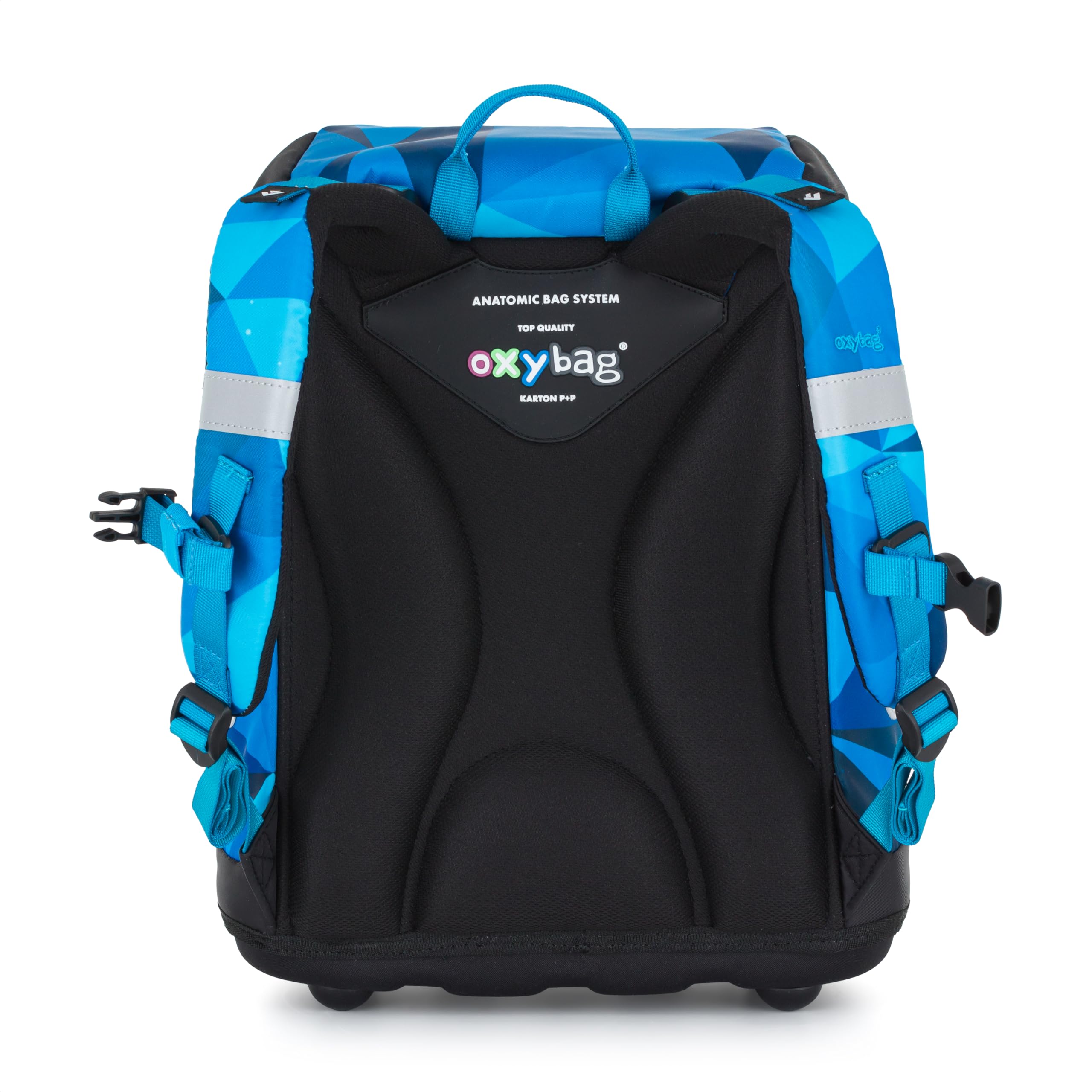 Schulranzen 5 Teilig Robot Ergonomischer Schulrucksack Set Federmappe Turnbeutel & Austauschbaren Patches Leicht Schulset Mädchen Reflektierenden Schultasche für 1. - 3. Klasse Back to School