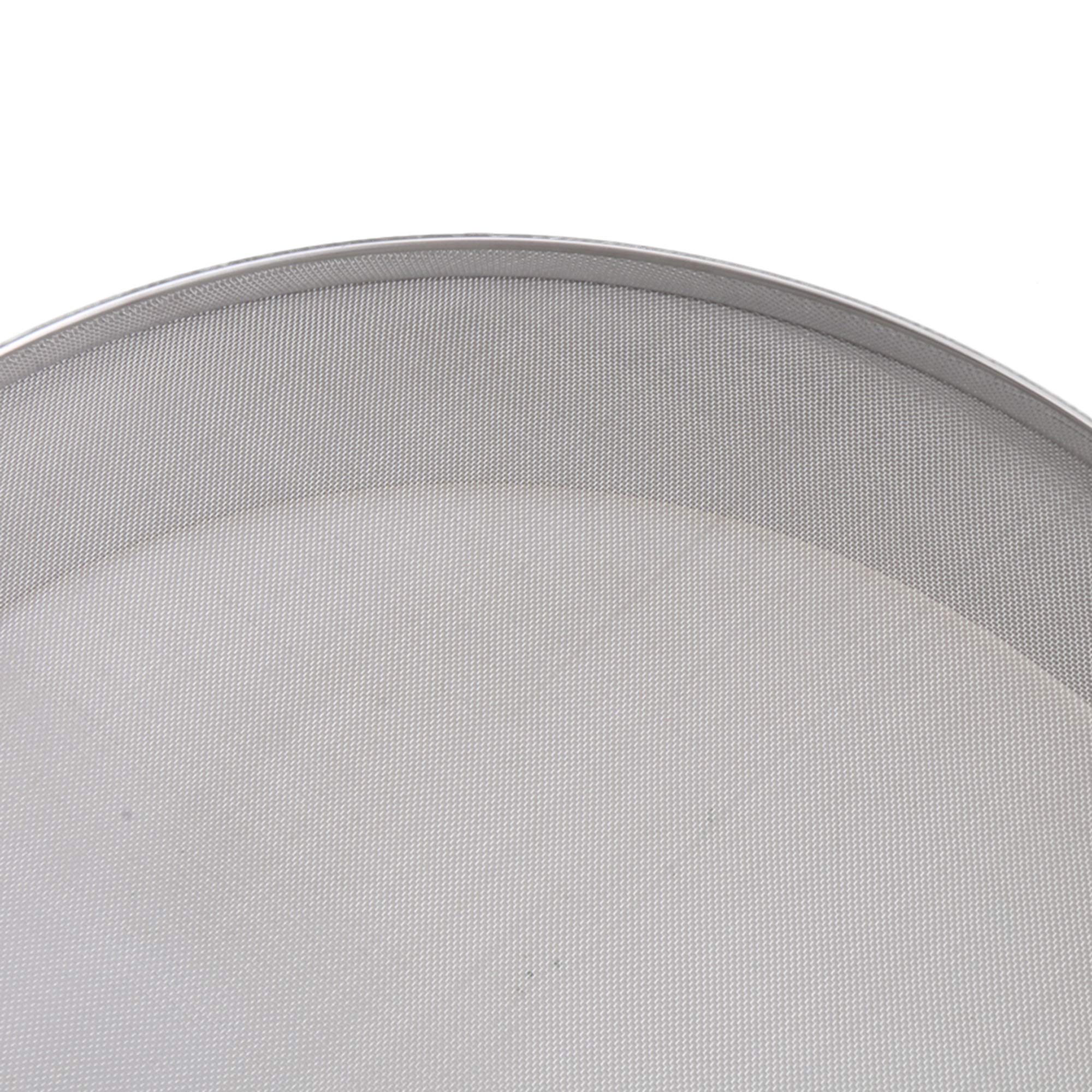 RDEXP Fine Mesh Mehlsieb Edelstahl Round Sifter Dia 40cm 40 Mesh High 8,5cm