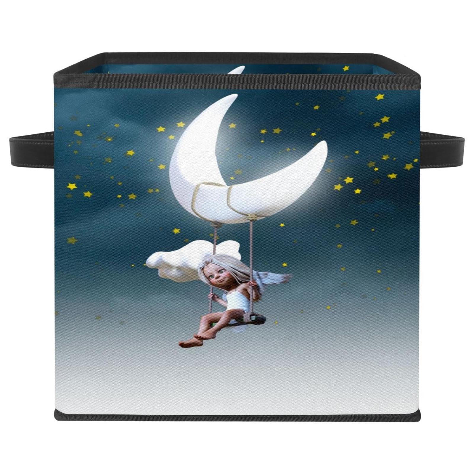 Boîte de rangement pliable ciel étoilé pour armoire et chambre d'enfant
