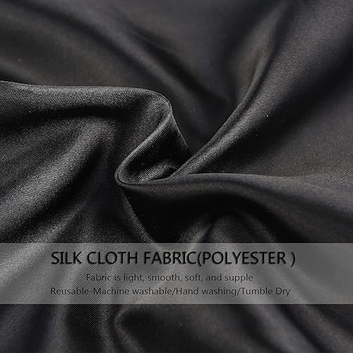 Miniatura 4 de SunForMorning Paquete de 5 bolsas para el polvo para bolsos y bolsos, bolsa de seda con cordón de almacenamiento para zapatos de viaje, botas, bolsa