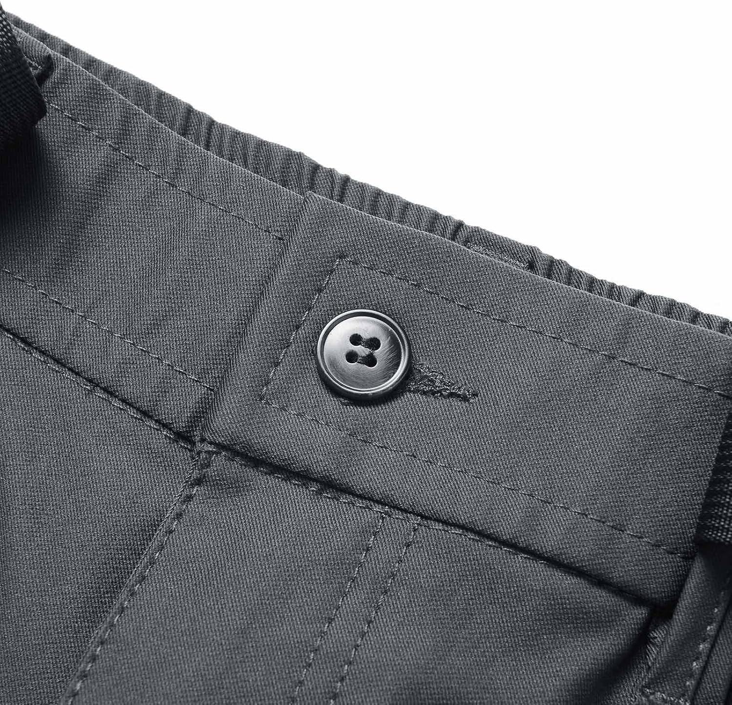 Men's Cargo Pants Quick Dry Hiking Outdoor Trouser Fishing Travel Lightweight Active Sweatpants with Multi Pockets