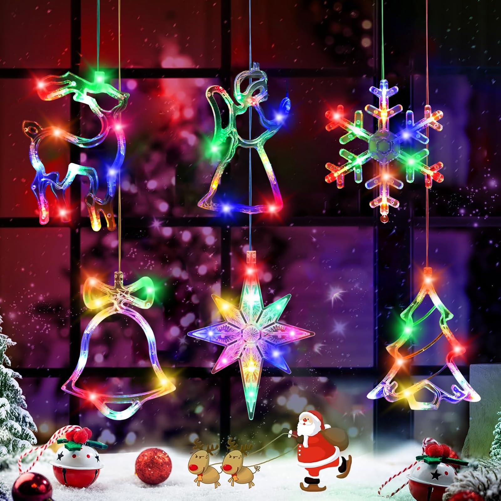 DAZZTIME Lumière de Fenêtre à Ventouse LED