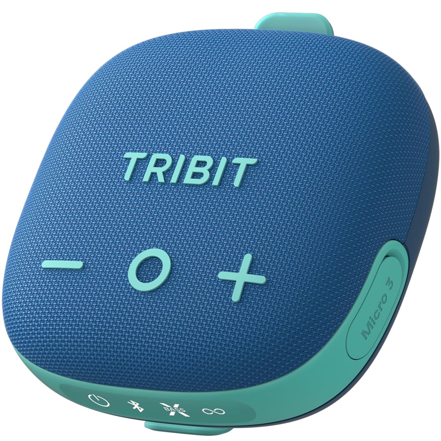 tribit stormbox micro 3 bluetooth speaker wireless with 13w xbass sound, ip68 waterproof speaker for 24h playtime, tws pairing, bluetooth 6.0, portable speaker for bike/golf/traveling, blue