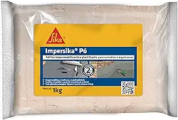 Sika - Impermeabilizante - ImperSika Pó cinza - Concreto e argamassa - Alta durabilidade – Saco 1kg