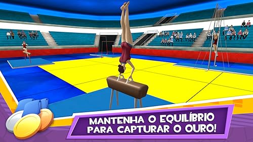 Campeão Da Ginástica De Equilíbrio 3D