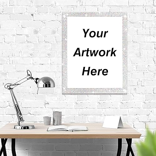 Miniatura 5 de GUGANEL Tiras de cristal de resina blanca con diamantes de imitación AB para manualidades, boda, fiesta de Navidad de Halloween (8 filas de 3