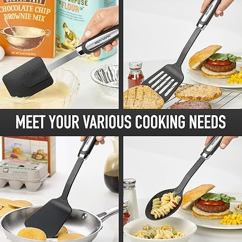 Miniatura 6 de Kitchen Ultimate - Juego de utensilios de cocina de 26 piezas para aventuras culinarias, herramientas de cocina de acero inoxidable y nailon para