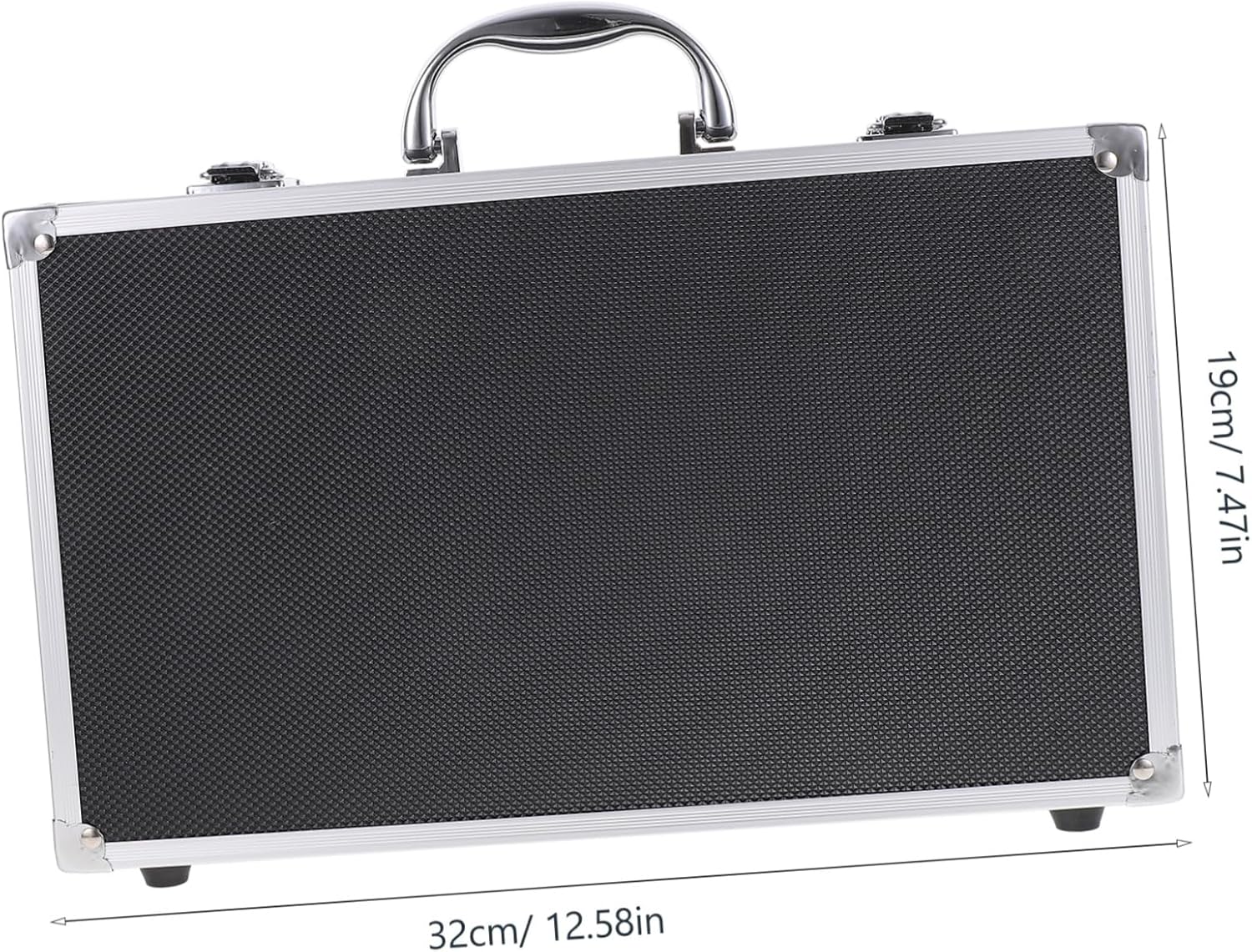 Protective Microphone Organizer Box Wireless Microphone Storage Sturdy Aluminum Case for Stage Gaming Ktv Mics