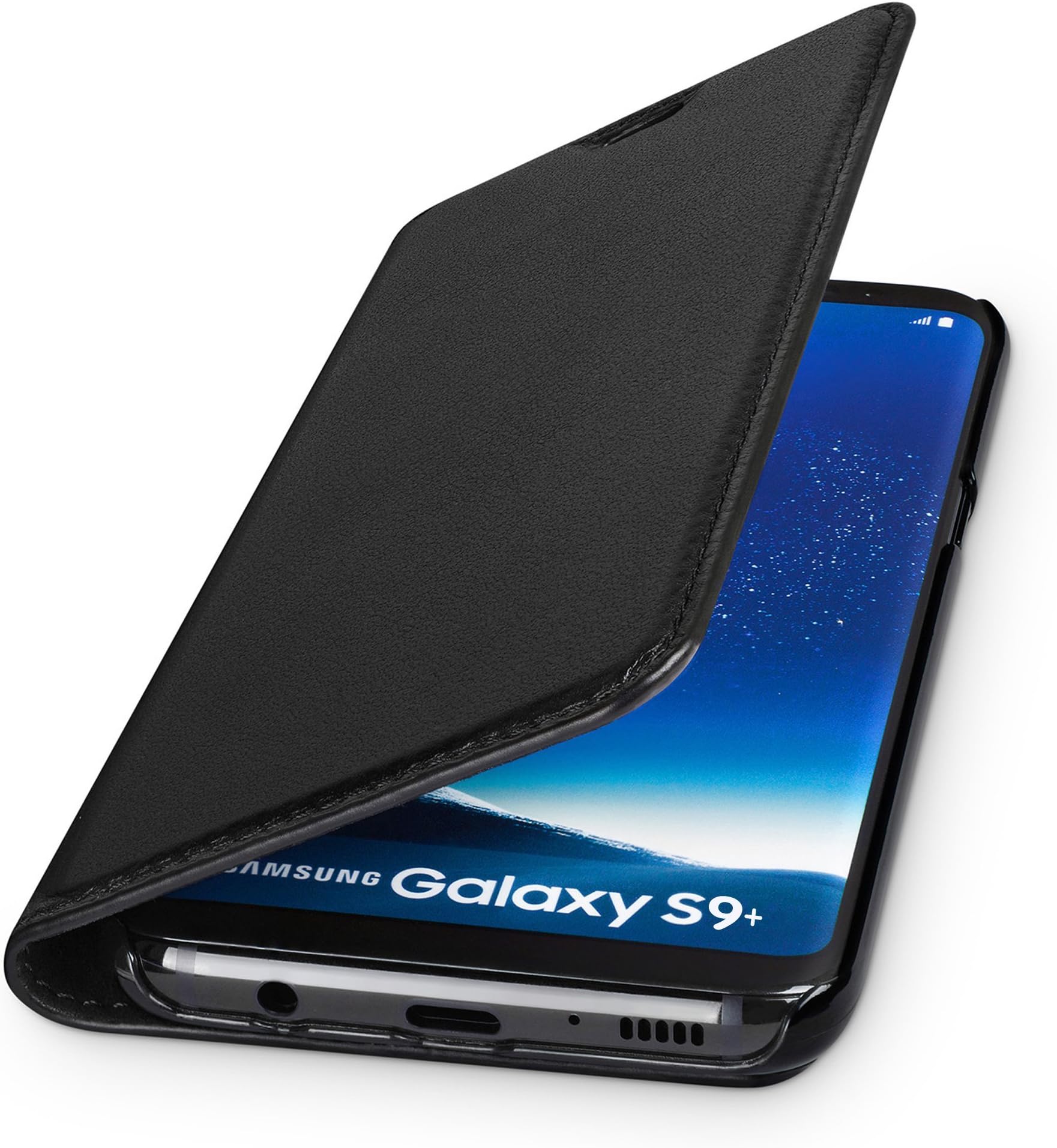 WIIUKA Echtleder-Tasche Für Huawei P30 – Mit Kartenfach & Standfunktion – Schlank & Schützend