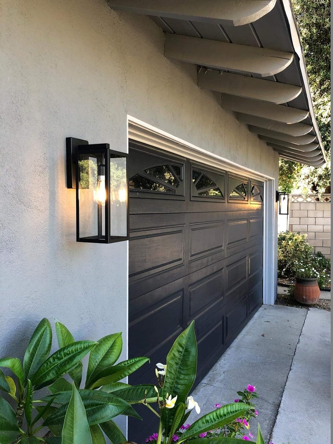New Arrivals MUDIKIC Outdoor Light Fixture Modern Wall Sconce, Black Aluminum Wall Mounted Lights with Clear Glass Shade 2 Pack Black Friday - 80% OFF MUDIKIC Outdoor Light Fixture Modern Wall Sconce, Black Aluminum Wall Mounted Lights with Clear Glass Shade 2 Pack