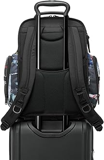 TUMI - Alpha Brief Pack - Men's and Women's Work and Travel Laptop Backpack with Padded Adjustable Strap - Fits Up to 15" Screen - Wheatpaste Print