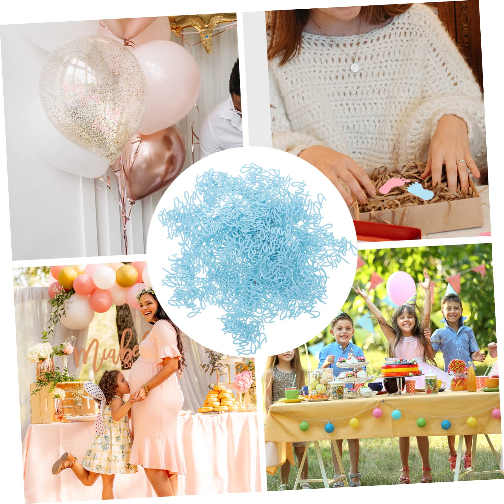 Babyparty-Konfetti In Rosa & Grün – 200 Stück Tischstreuung Für Mädchen-Enthüllungsparty & Dekoration