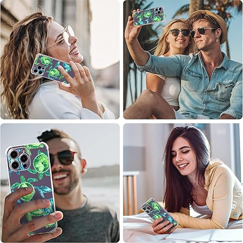 Vista 219 de Roemary Buffertech - Funda protectora para iPhone 13 Pro Max con diseño Golden Retriever, diseño de arcoíris con protector de pantalla