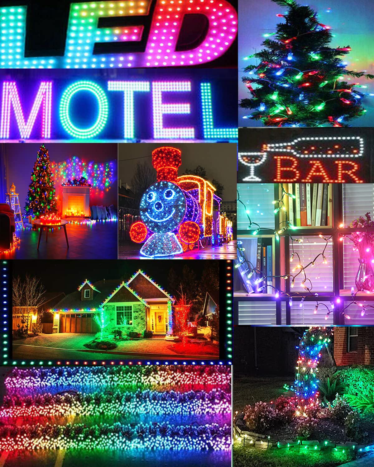 Led Pixel 500pcs WS2811 RGB Lights - 12mm IP68 Waterproof Digital ...