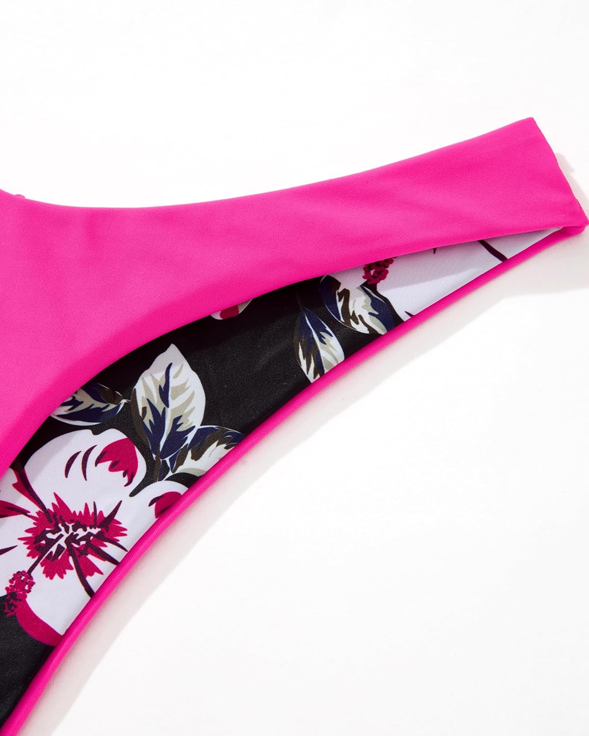 SUUKSESS Women High Waisted Thong Bikini Set Reversible String 2 Piece Swimsuit - Image 6