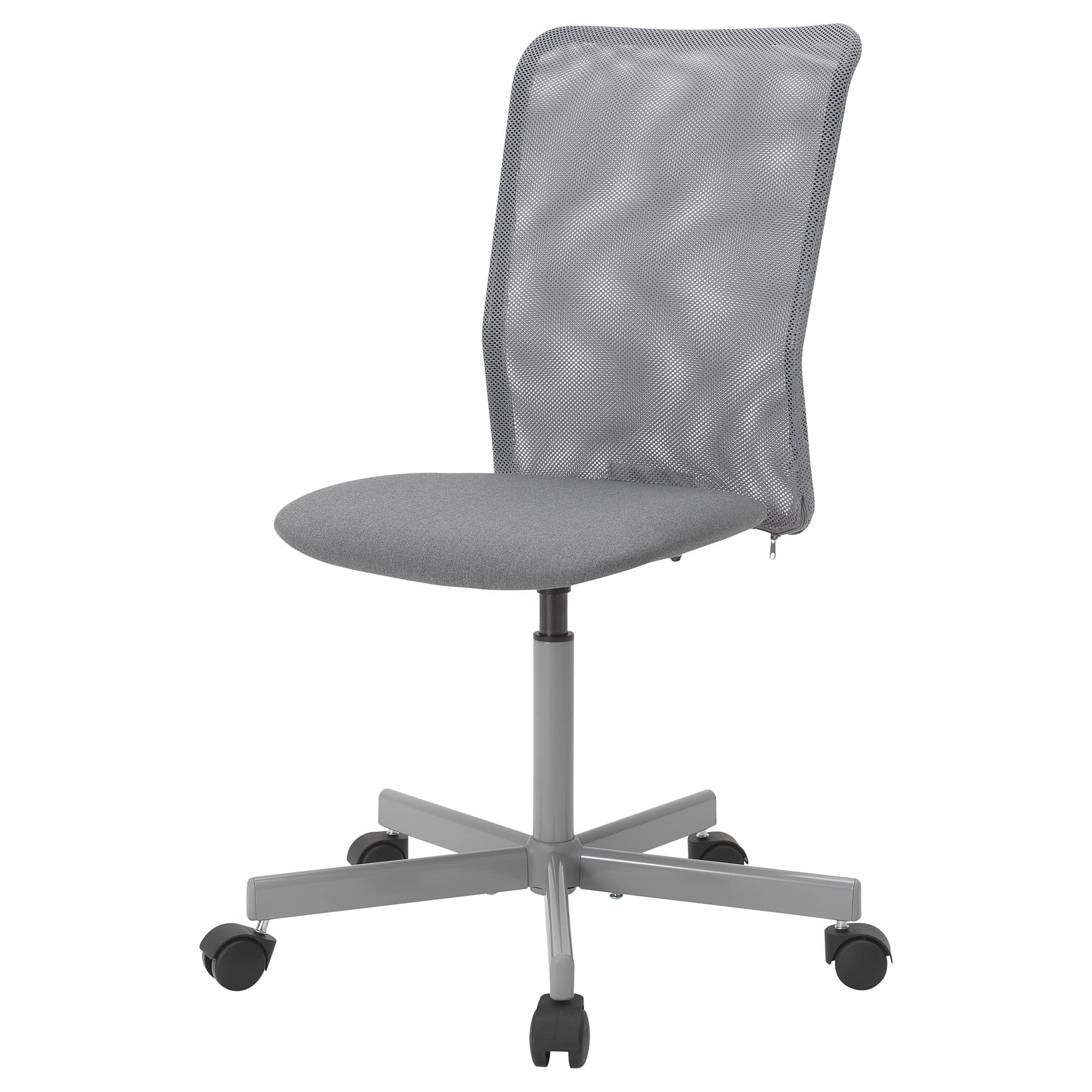 Toberget fauteuil pivotant gris pour corriger la posture assise au bureau