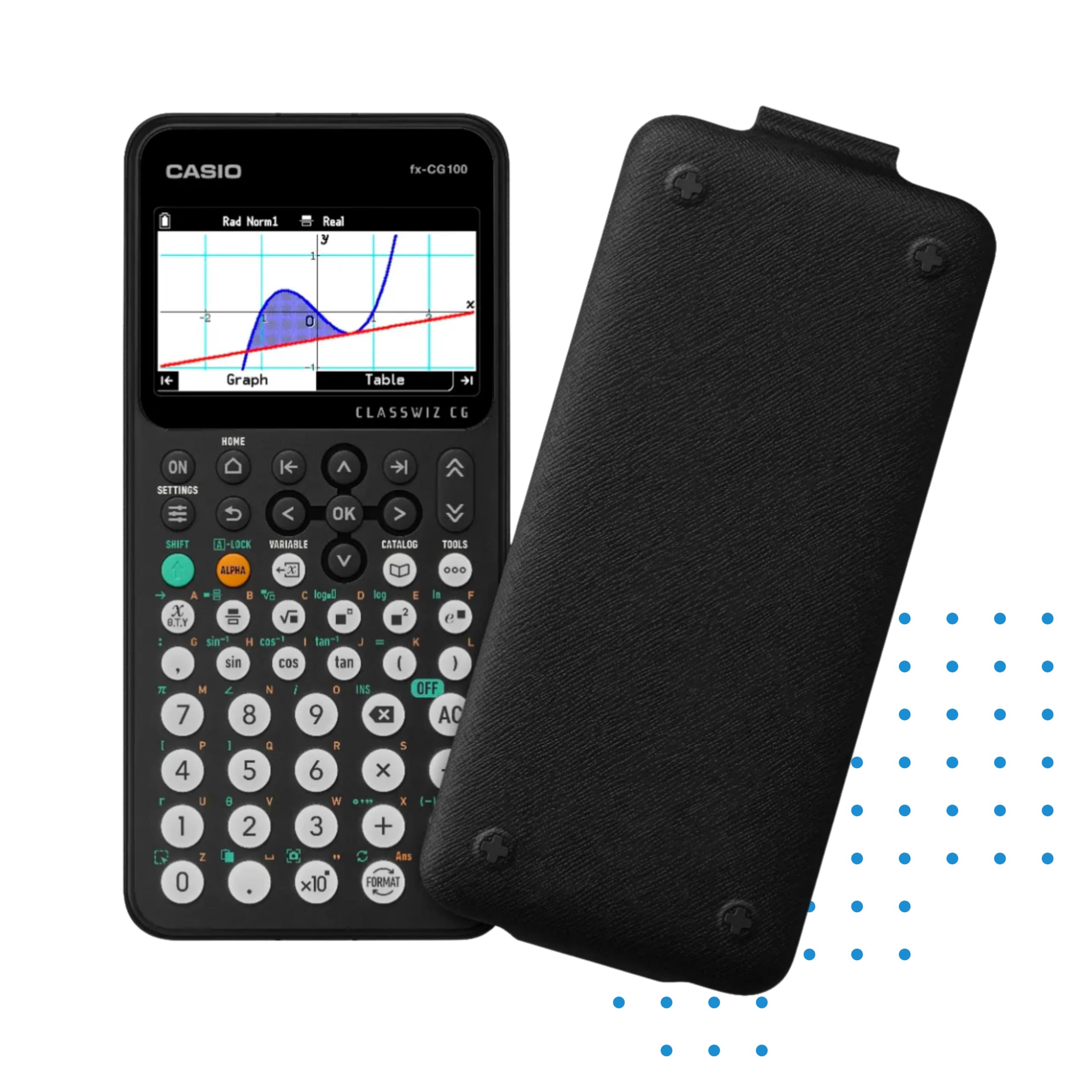 Casio fx-CG100 ClassWiz® - Calculadora gráfica a Color con gráfico 3D y Python | Pantalla Grande de Alta resolución, Funciones básicas y avanzadas | Ideal para exámenes, Stem, programación y Avanzada