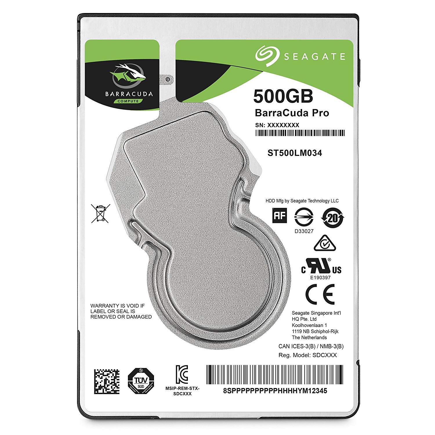 【６台】SEAGATE ST500LM034 500GB 【0531SE11】 Amazon.com: Seagate 500GB BarraCuda Pro 2.5