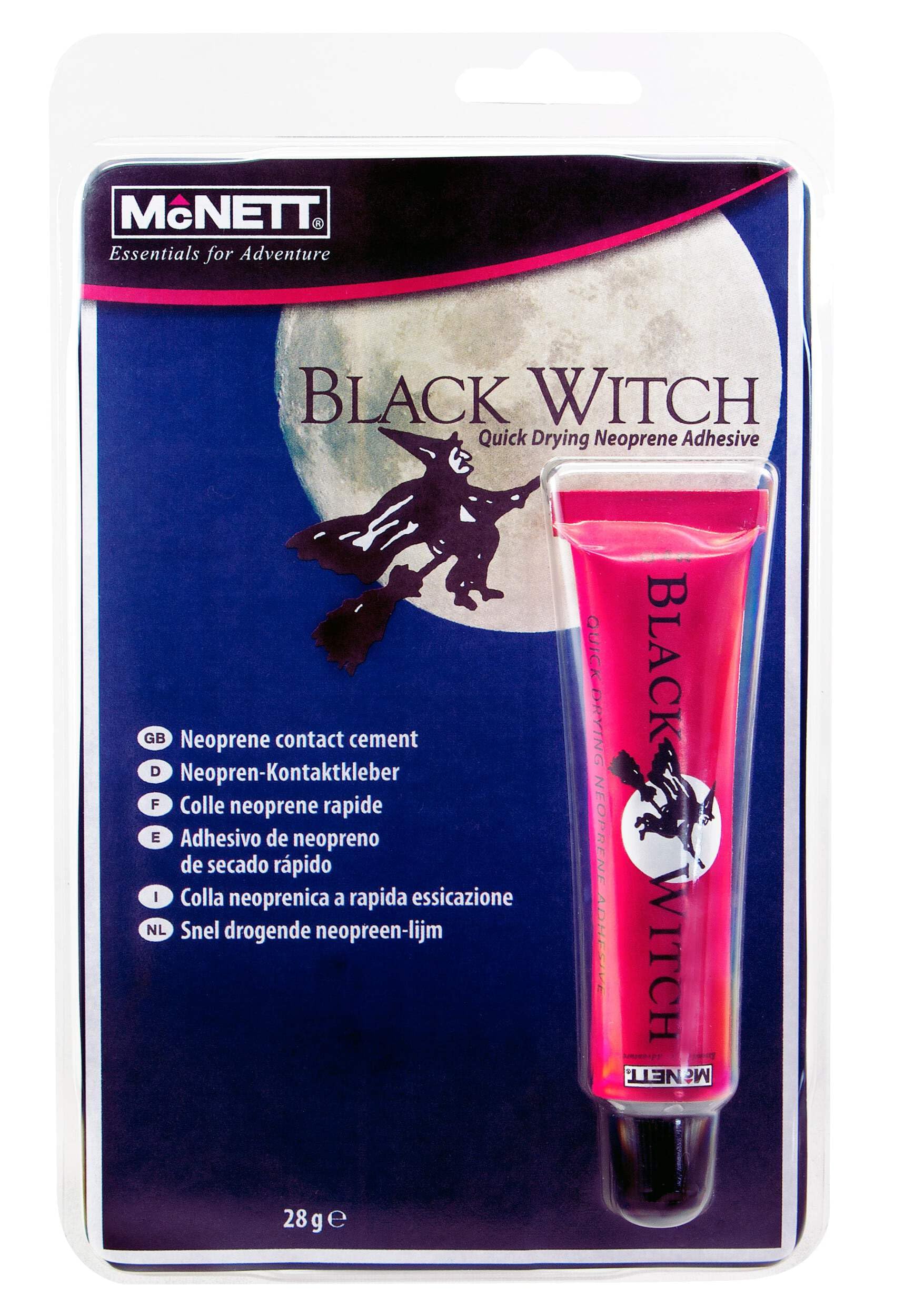 McNett Black Witch Tube de ciment néoprène 28 g