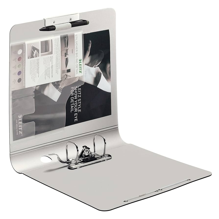 Leitz Lever Arch File Titan Blue A4 Curved Spine 8