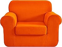 Vista 316 de CHUN YI - Funda elástica para sofá (7 piezas), funda para sofá de 3 plazas con tres respaldos y cojines separados con banda elástica, tela jacquard