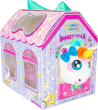 Squeezamals Plush Unicorn Palace