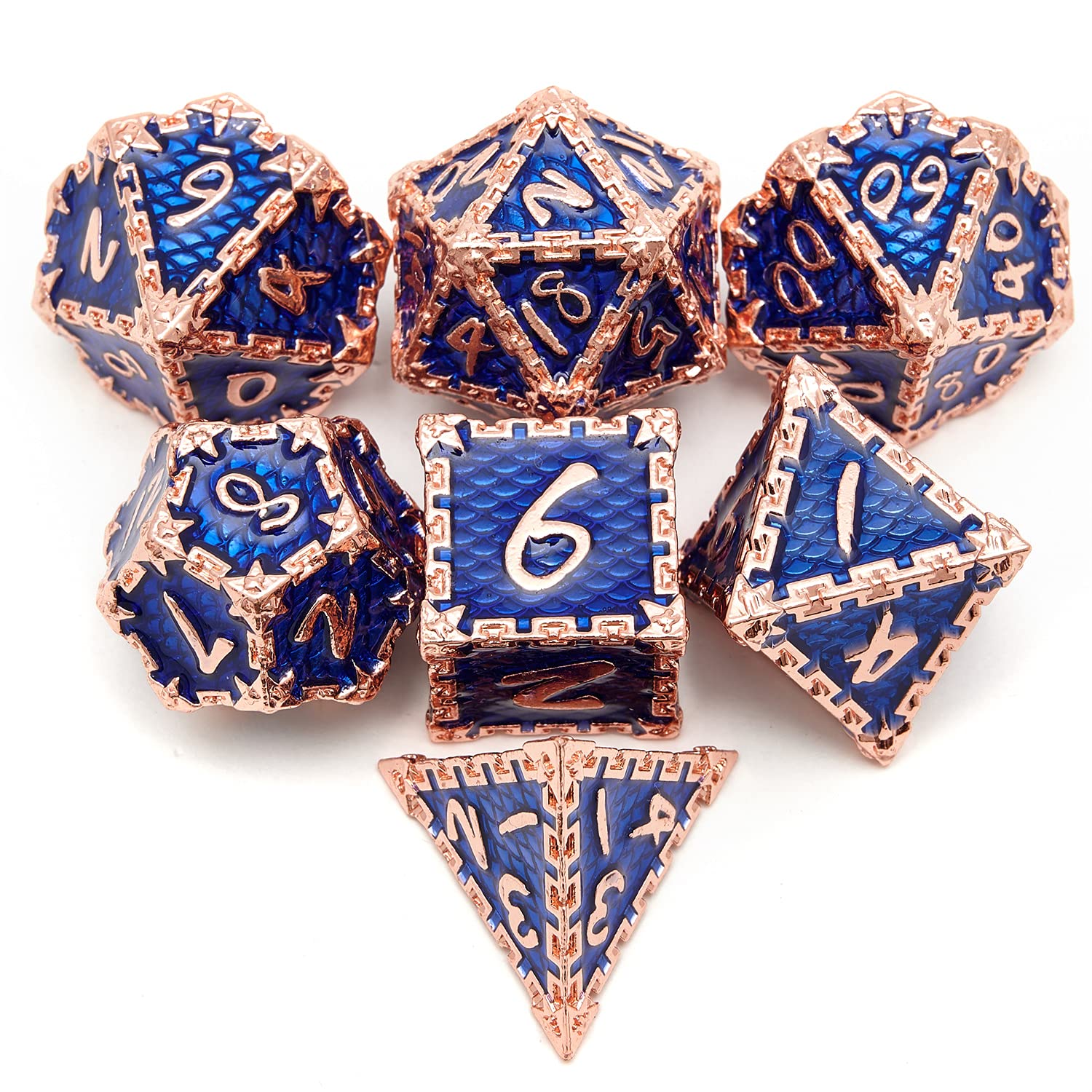 Buy Metal dice Set D&D, Polyhedron DND7 Dungeons and Dragons Metal DND