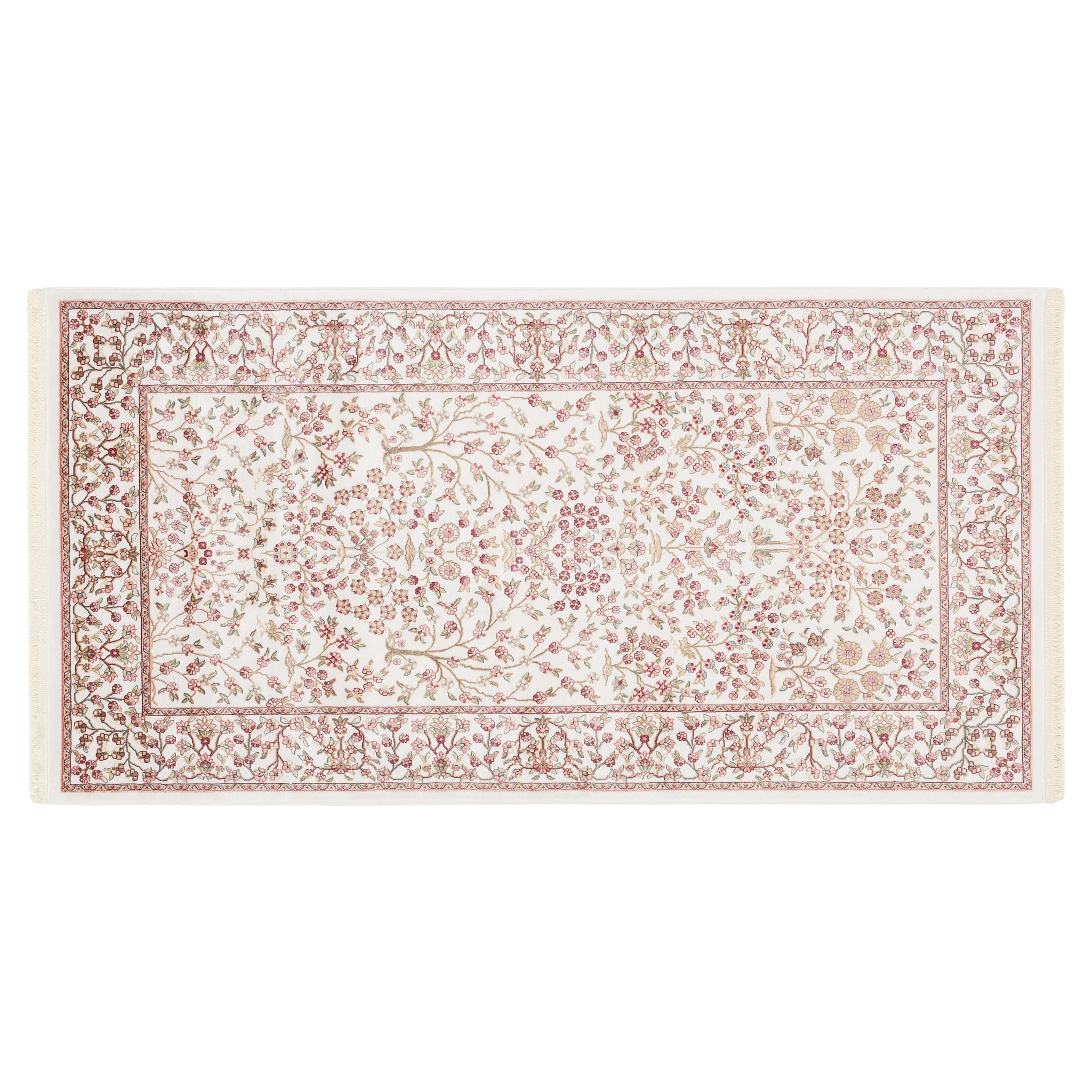 Tapis crème Rug Conte06 080 x 150 anti-glisse et facile à nettoyer