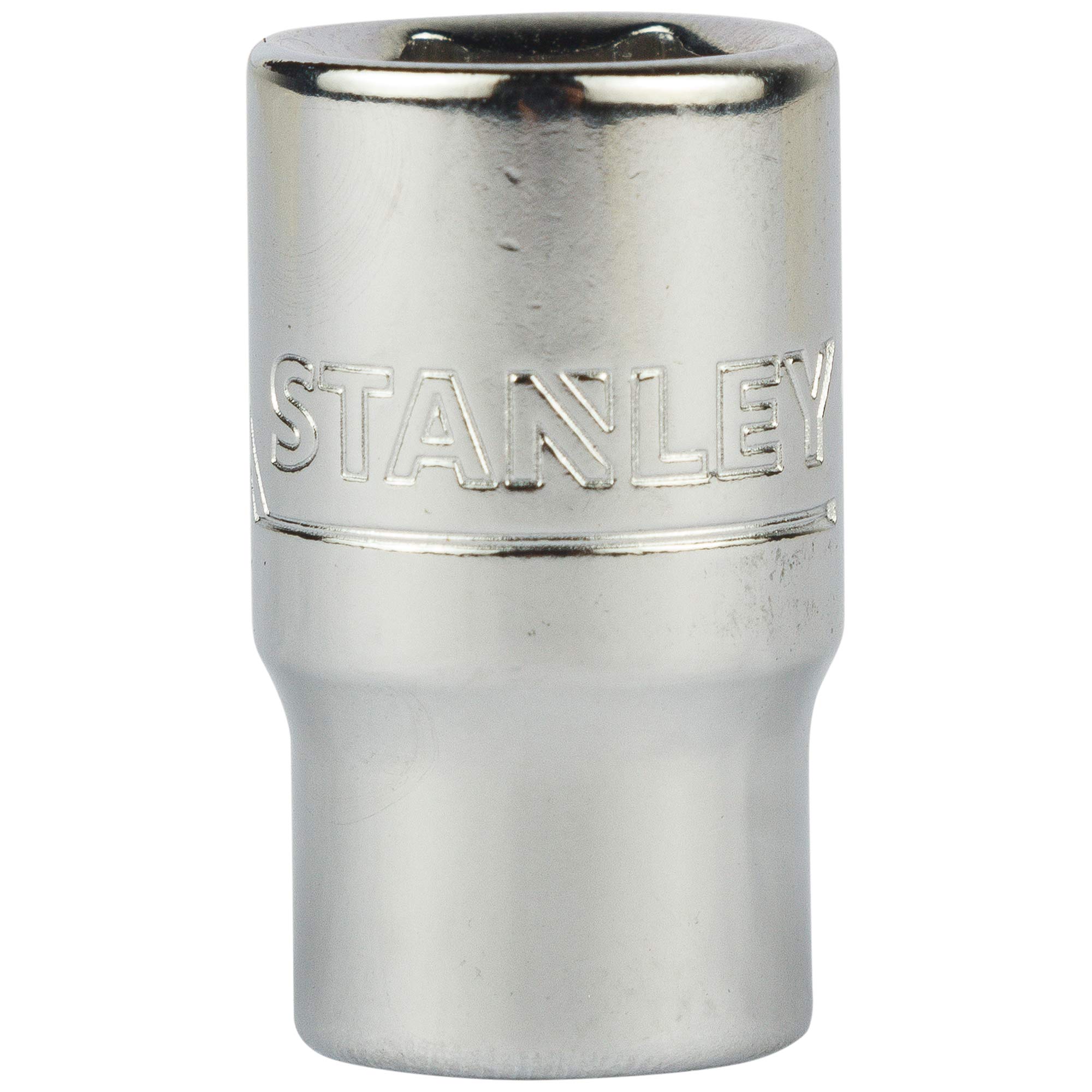 STANLEY STMT72881-8B 1/4-inch 10mm Chrome Vanadium Steel 6 Point Standard Socket (Silver)-image-25