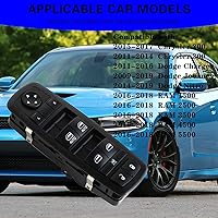 Vista 4 de Interruptor de ventana eléctrico compatible con Chrysler 200 2011-2014 Chrysler 300 2011-2014 Dodge Charger 2016 RAM 1500 2500 3500 Reemplazo