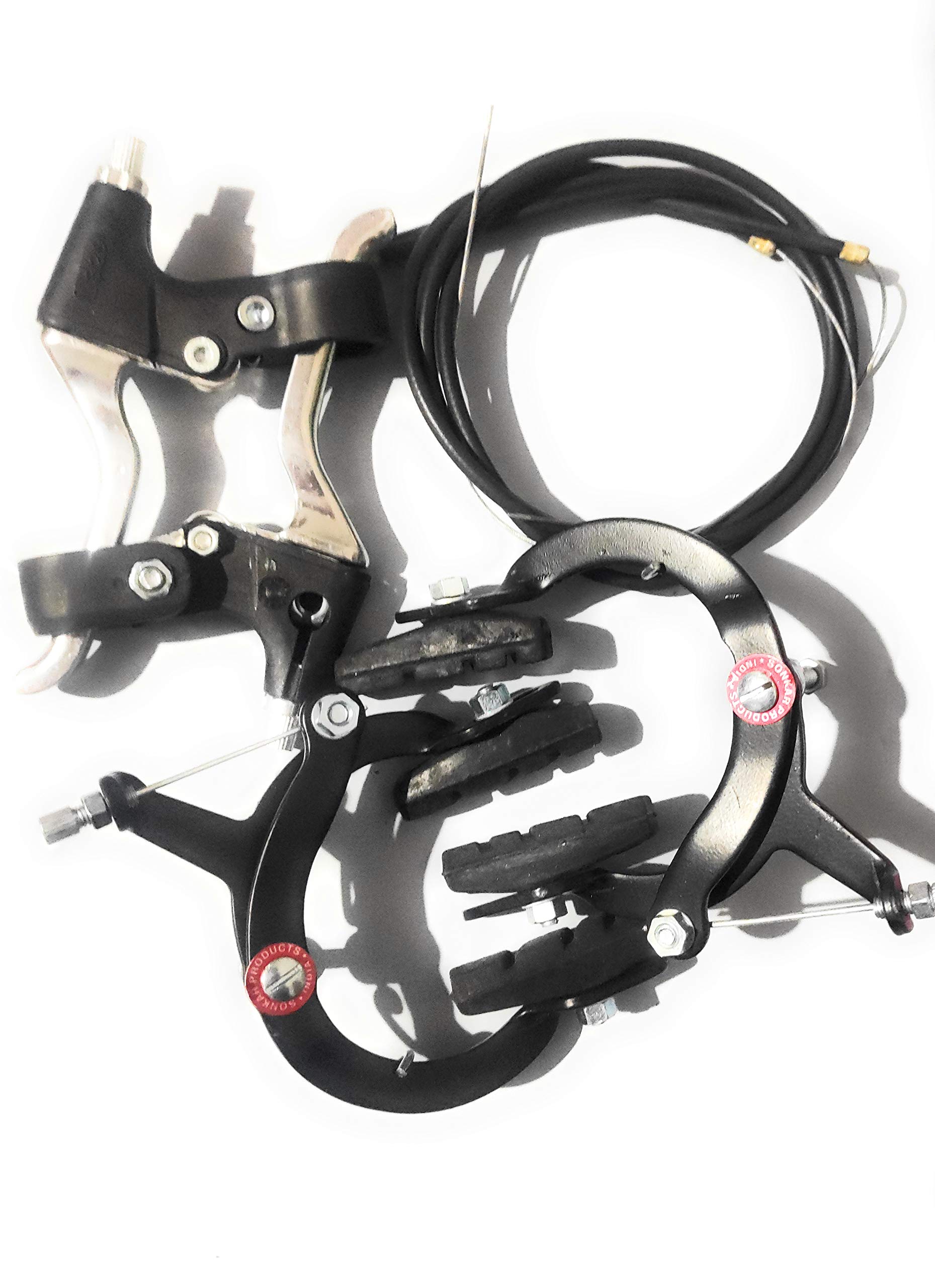 NANAK Sub Bicycle U Break Two Lever and Wire Combo (Black) (B08WLB46RF) Amazon Price History, Amazon Price Tracker